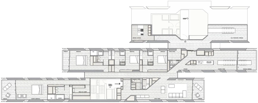 4 BR — Penthouse South