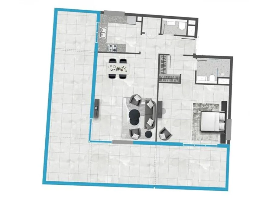 1 BR — 1 Bedroom Type 13A