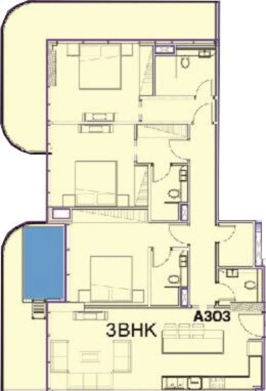 3 BR — 3 Bedroom