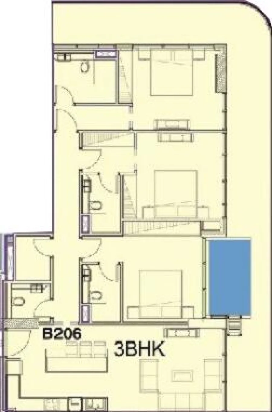 3 BR — 3 Bedroom