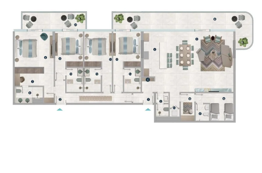 4 BR — 4BR PLUS TYPE 2