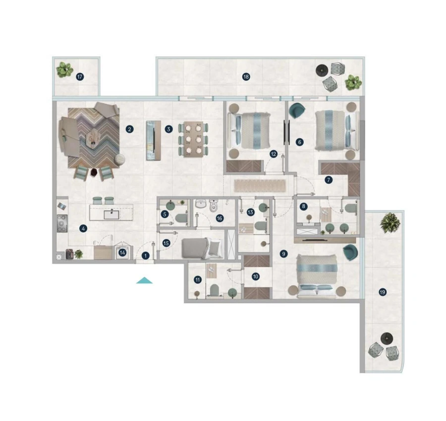 3 BR — 3BR PLUS TYPE 5