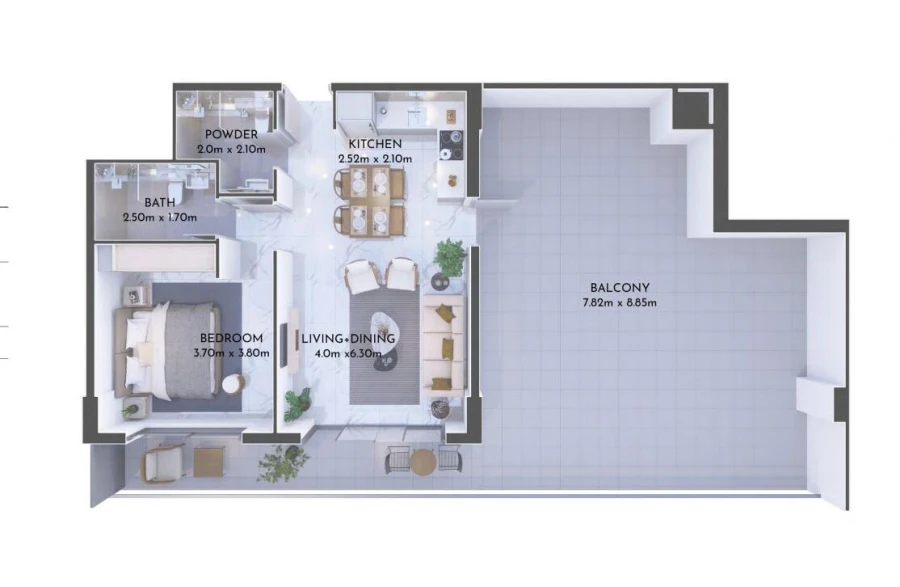1 BR — 1 Bedroom