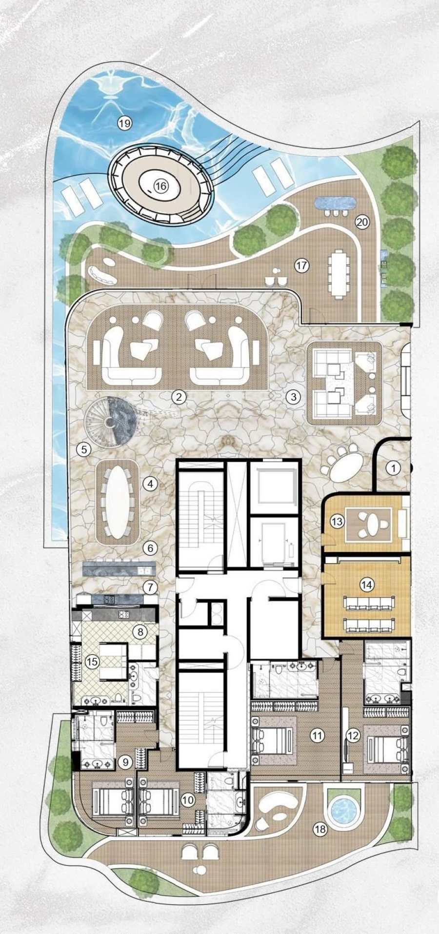 6 BR — Sky Palace 6 Bedroom