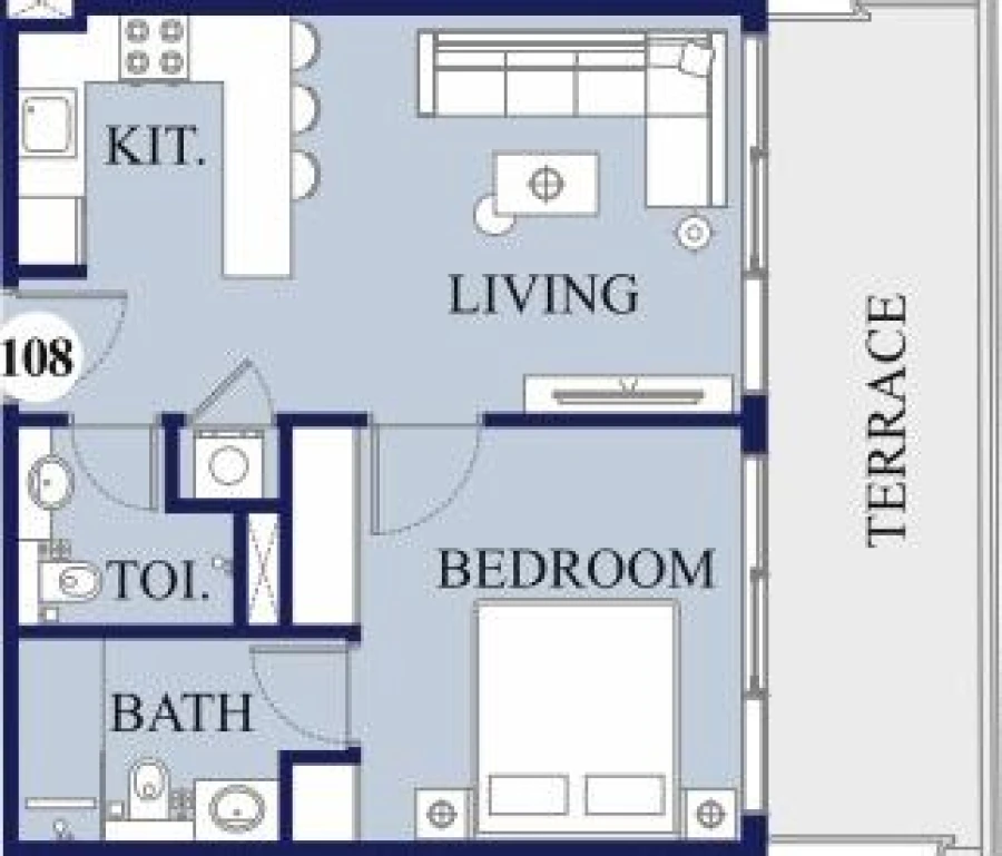 1 BR — 1 Bedroom