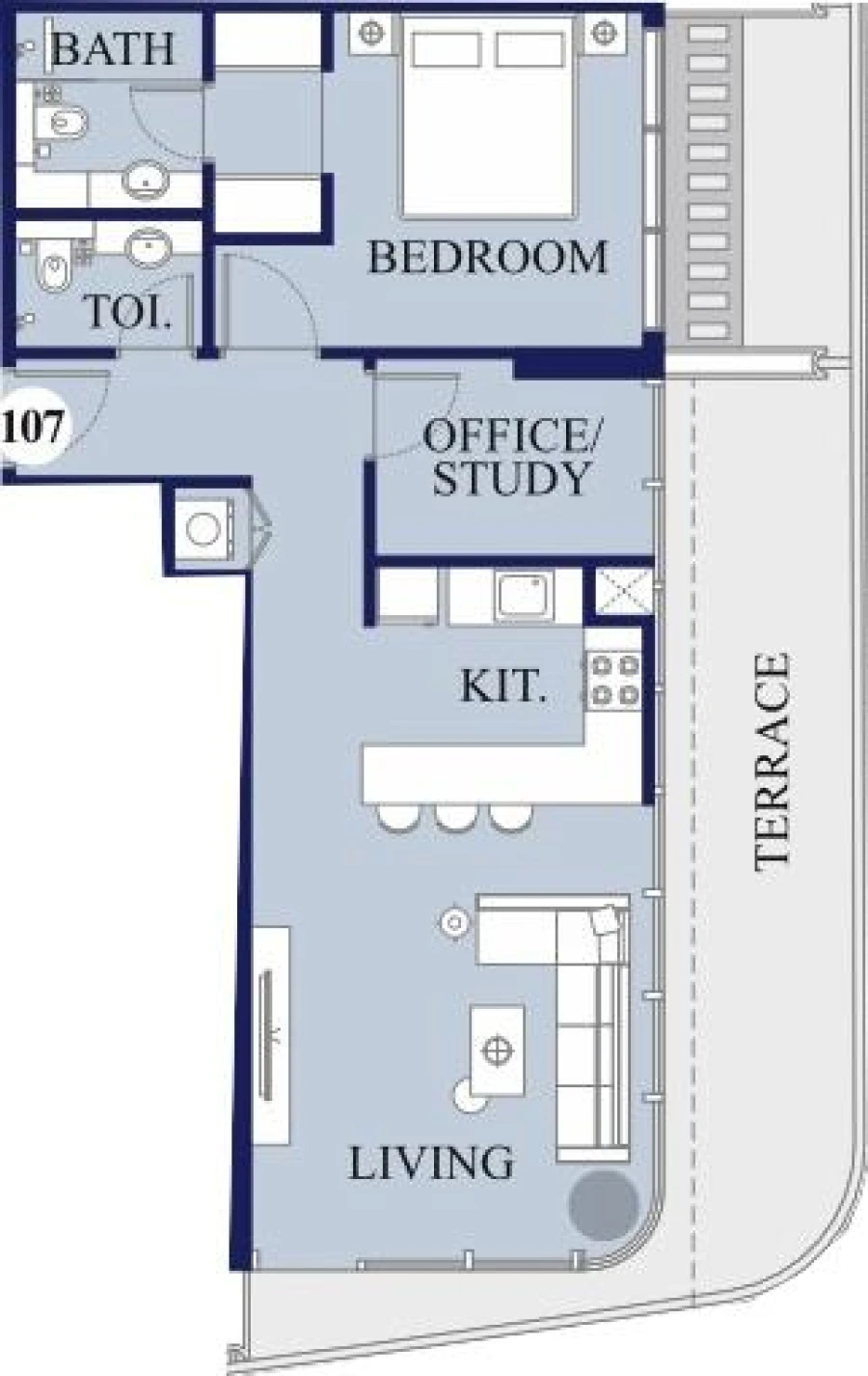 1 BR — 1 Bedroom