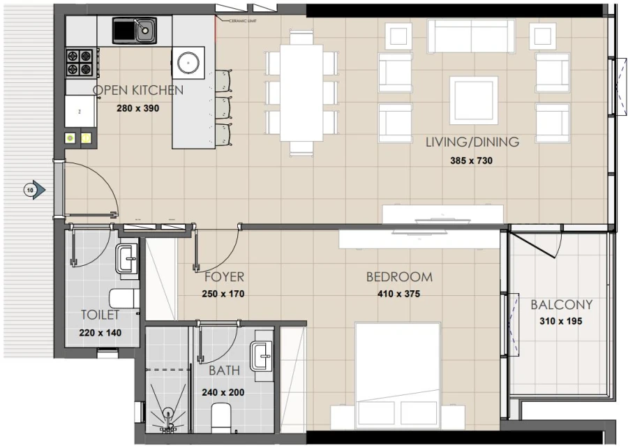1 BR — 1 Bedroom
