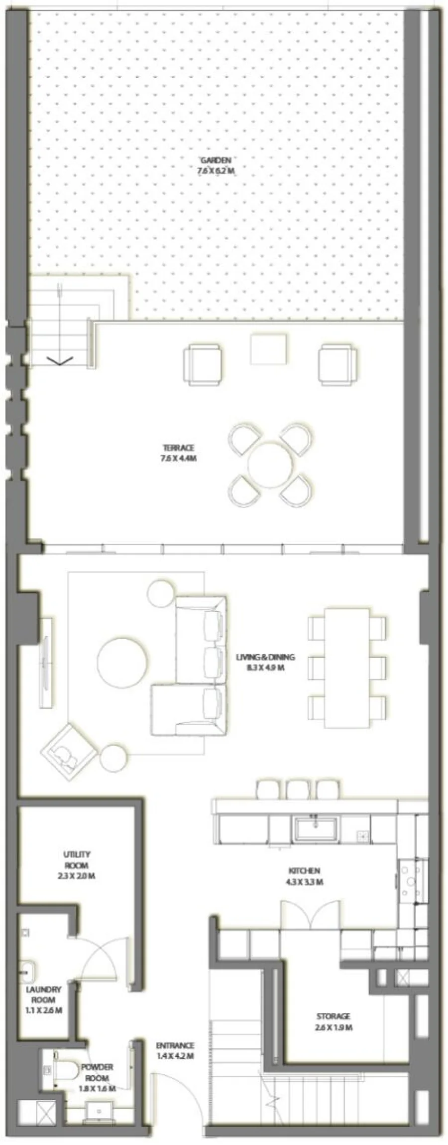 2 BR — 2 Bedroom Duplex