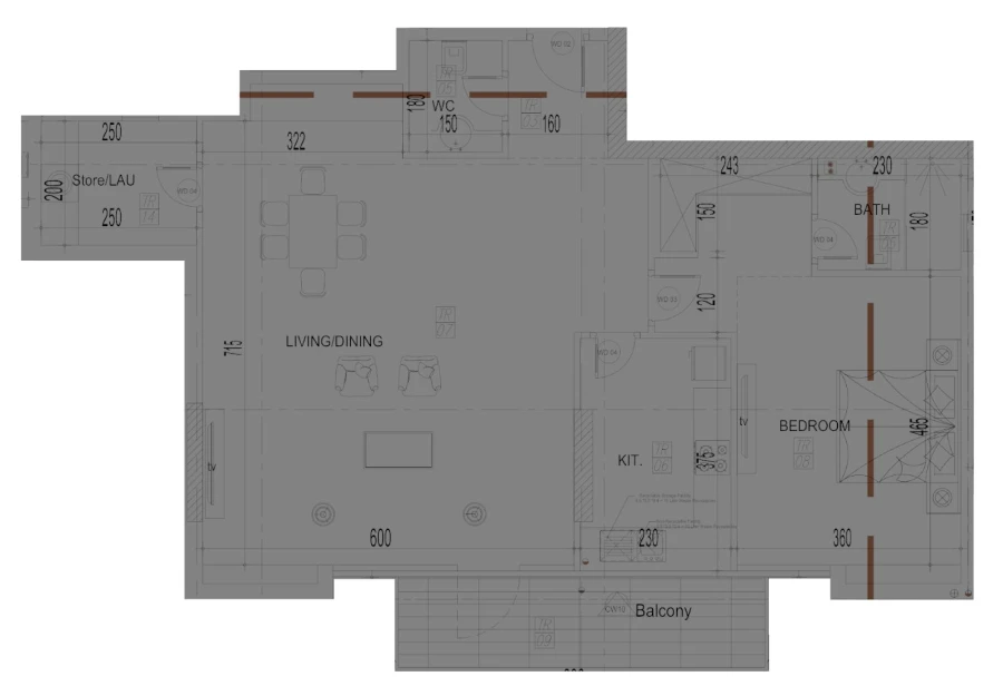 1 BR — 1 Bedroom 16