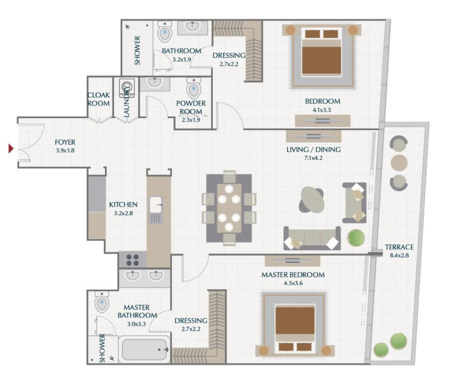 2 BR — 2 B/R BR Group