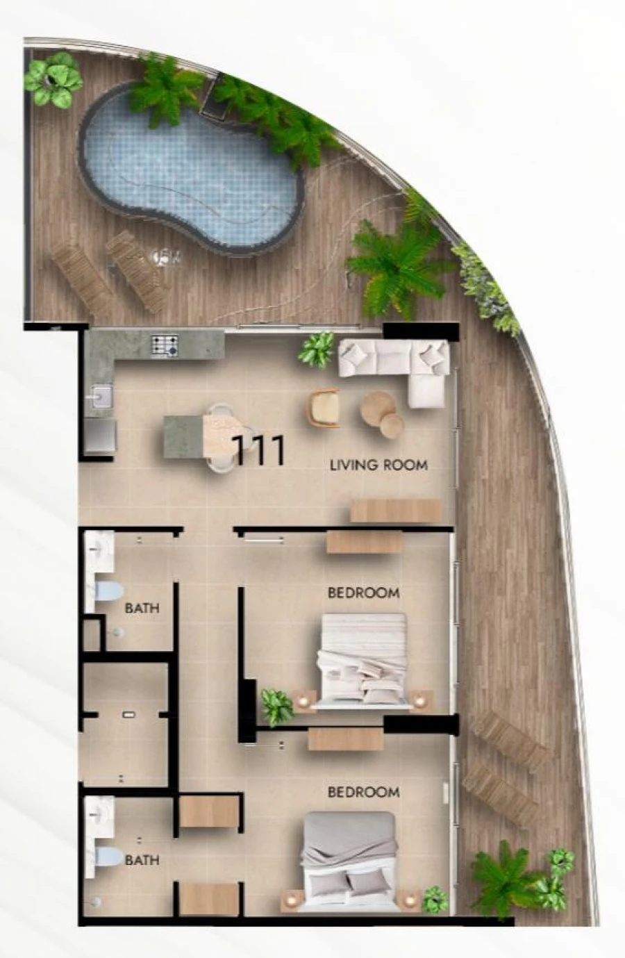 2 BR — 2 Bedroom