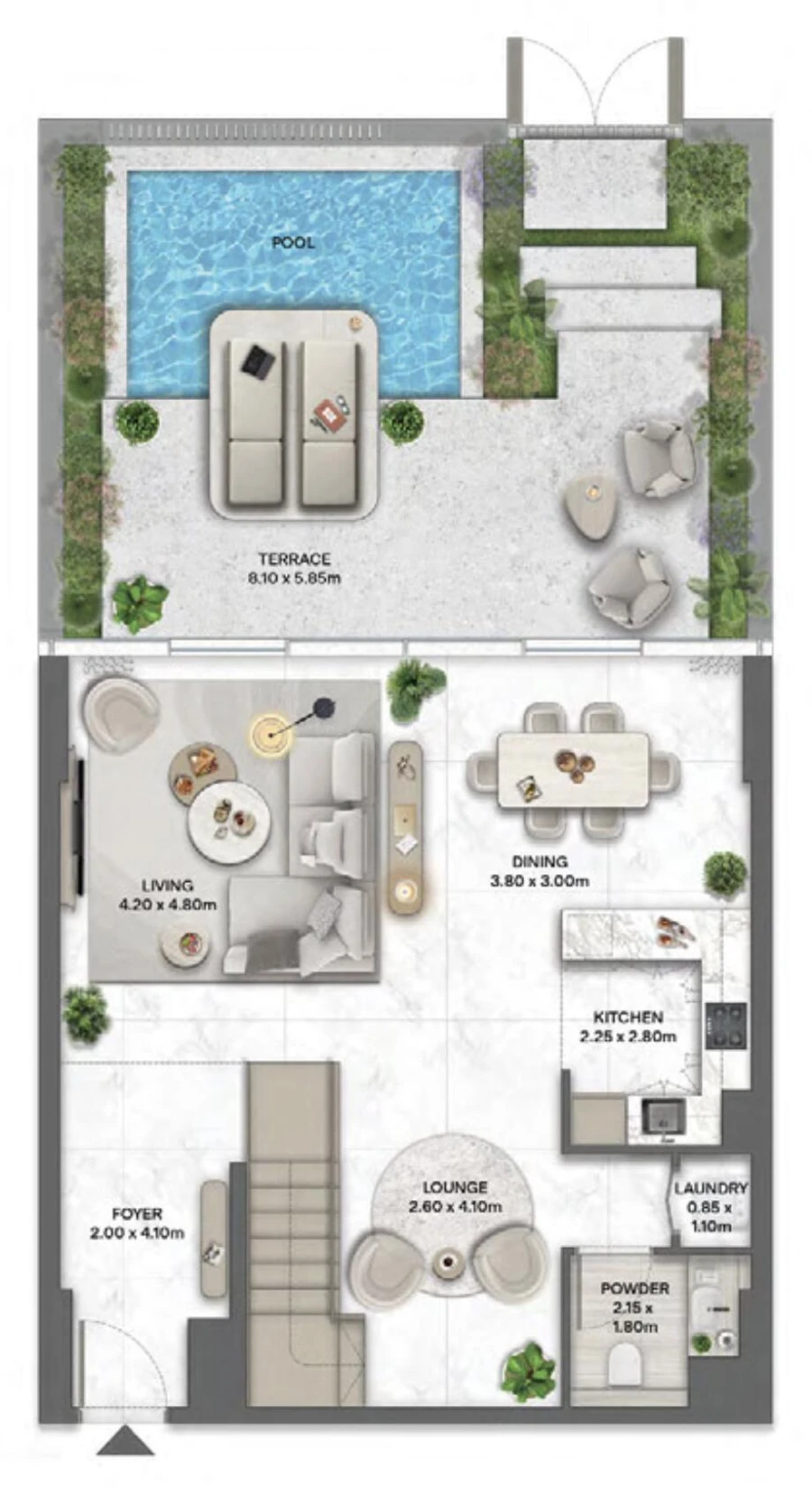 2 BR — 2 Bedroom Duplex - Wellness Collection - Type 05