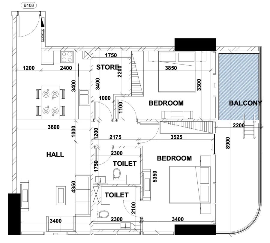 2 BR — 2 Bedroom