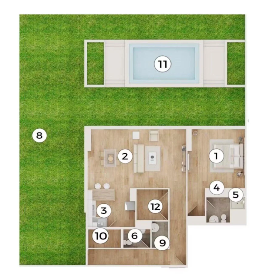 4 BR — 4 Bedrooms - A