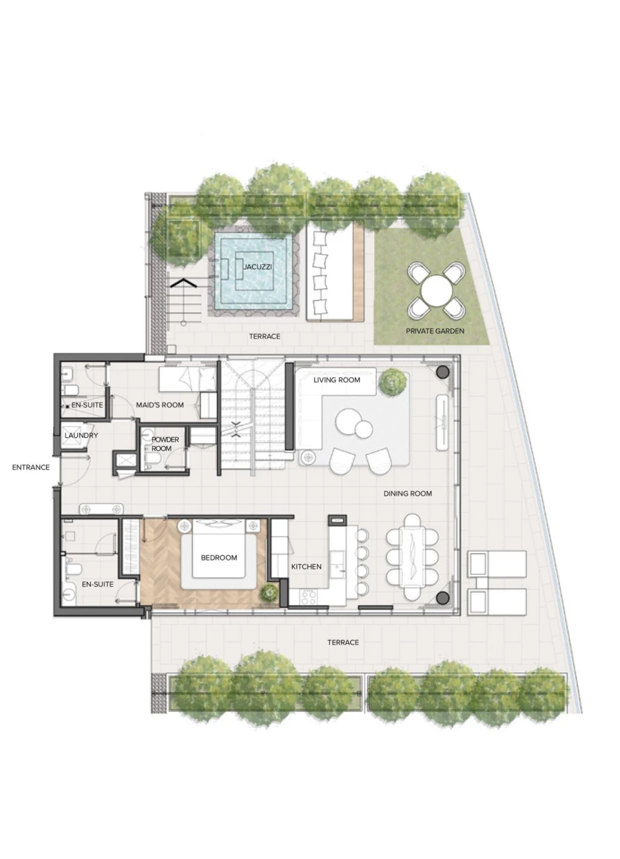 4 BR — 4 Bedroom Triplex