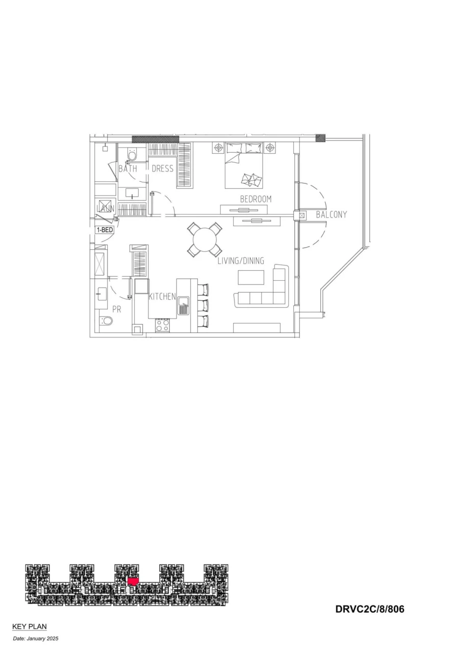 1 BR — 1 Bedroom