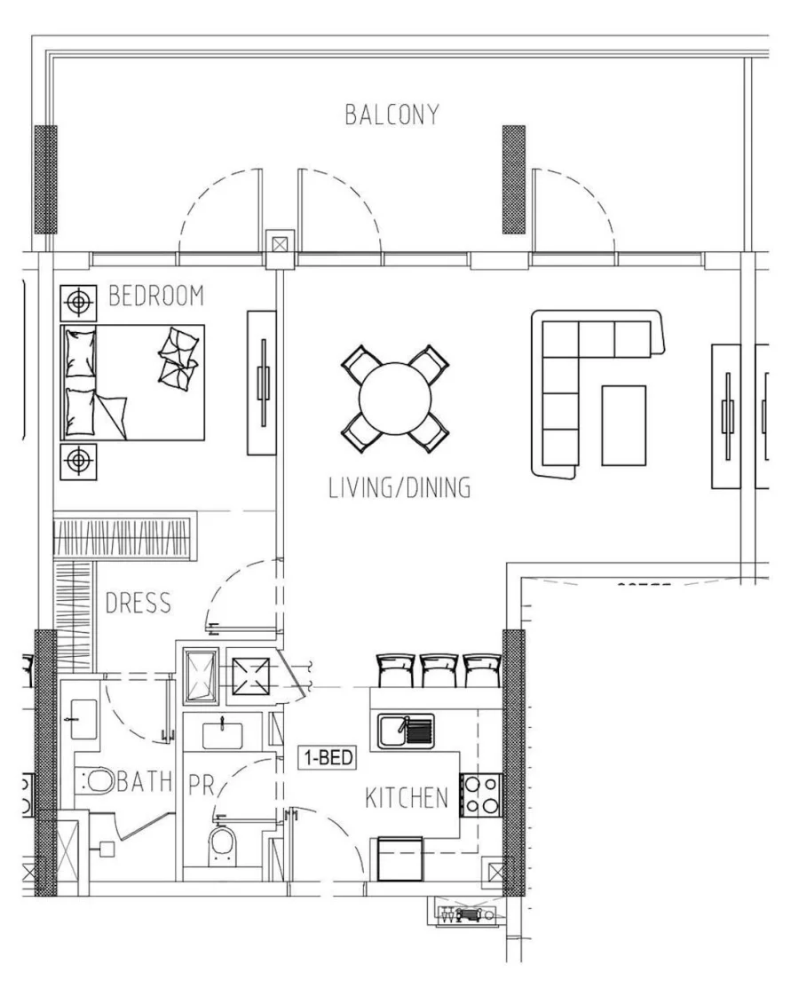 1 BR — 1 Bedroom