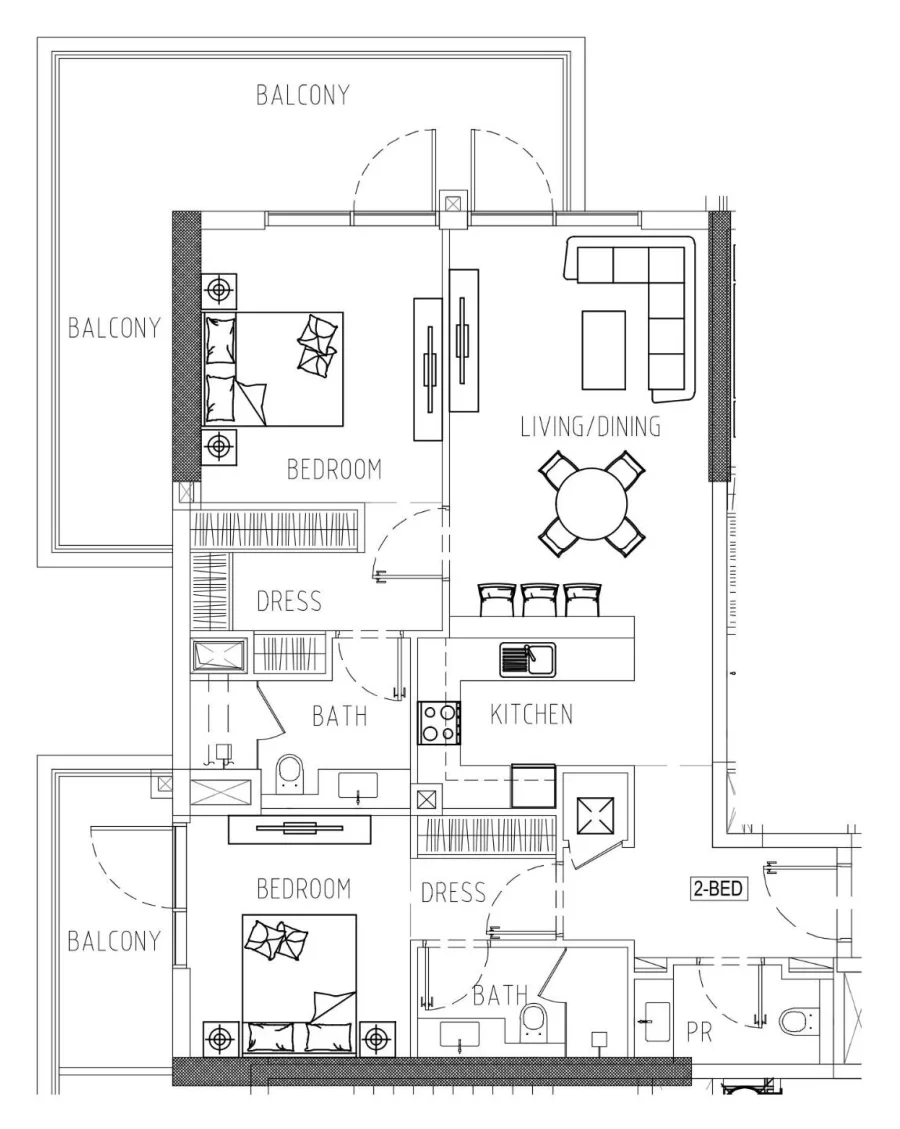 2 BR — 2 Bedroom