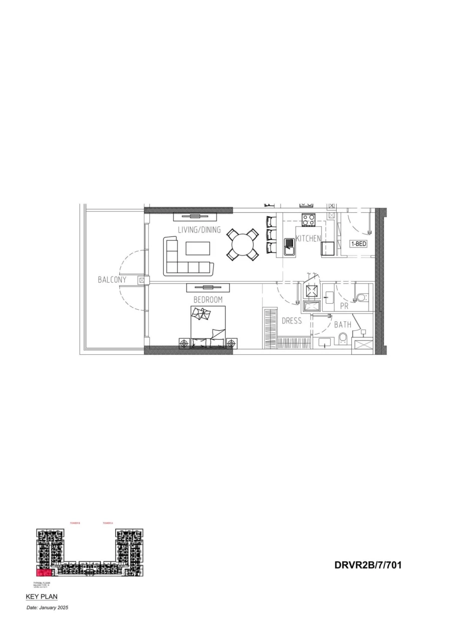 1 BR — 1 Bedroom