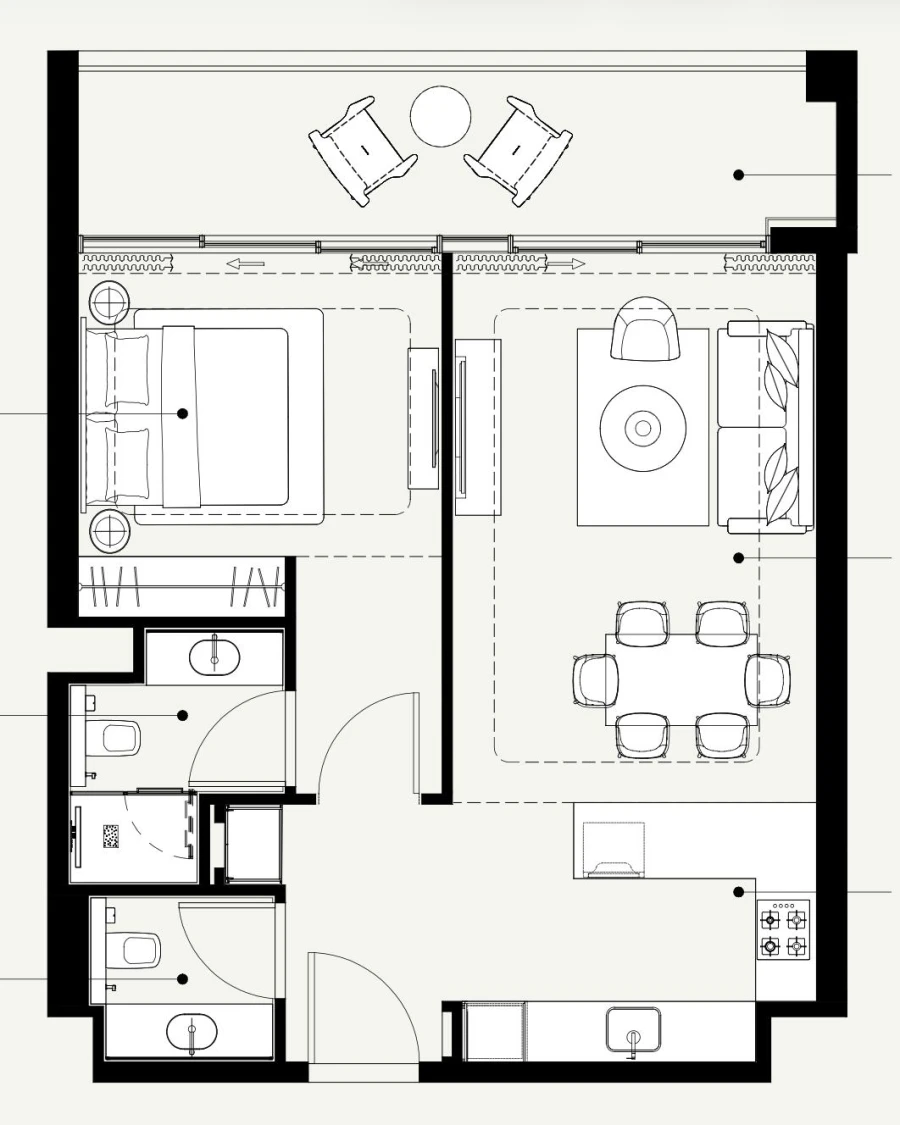 1 BR — 1 Bedroom Type 04