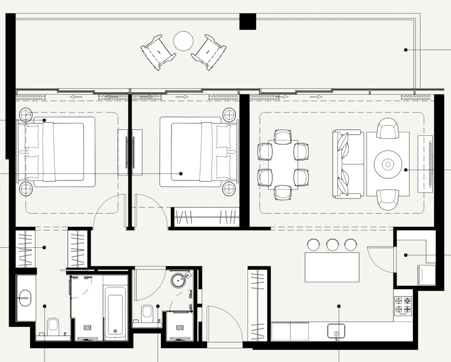 2 BR — 2 Bedroom Type 01
