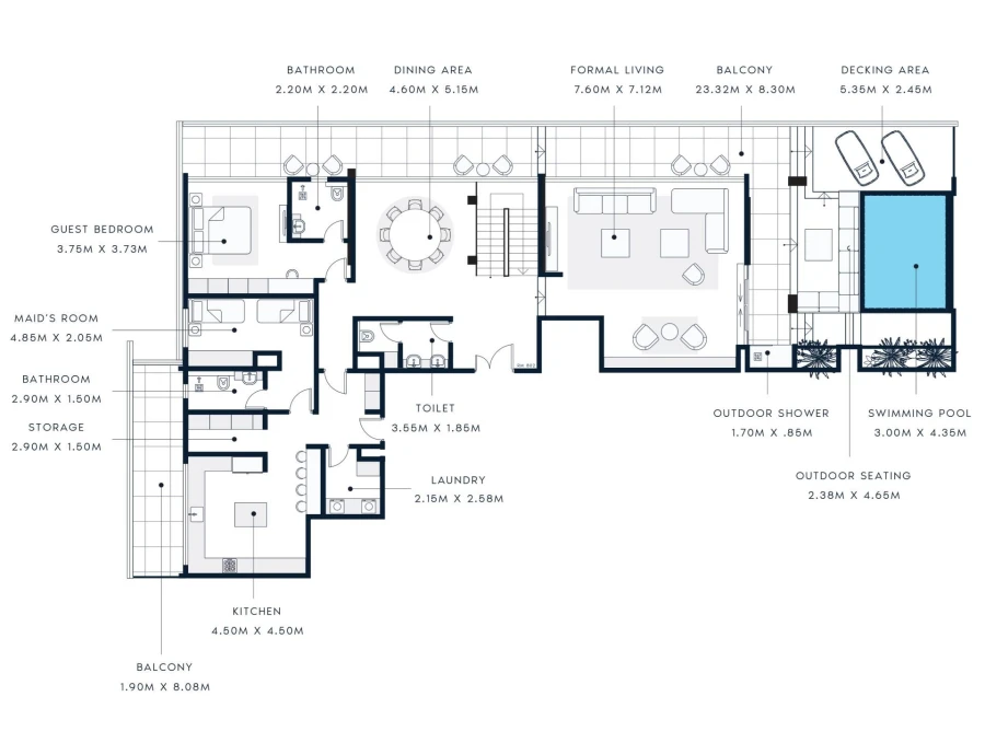 5 BR — Penthouse Type 2