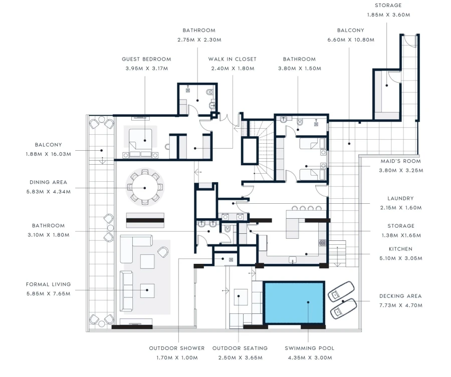 5 BR — Penthouse Type 3