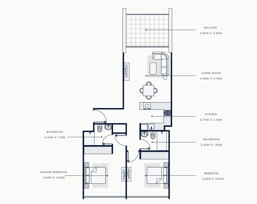 2 BR — 2 Bedroom