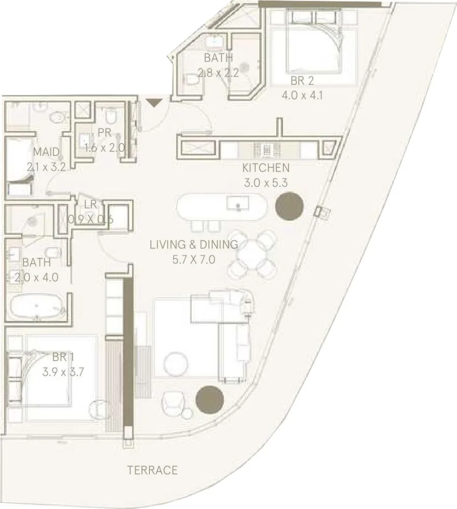 2 BR — 2 Bedroom