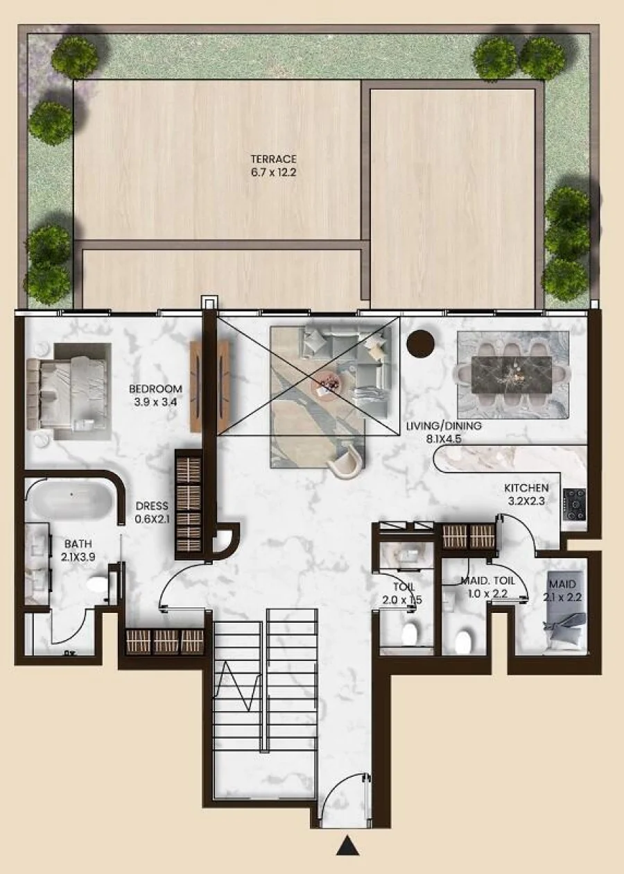 3 BR — 3 Bedroom Townhouse Type A02