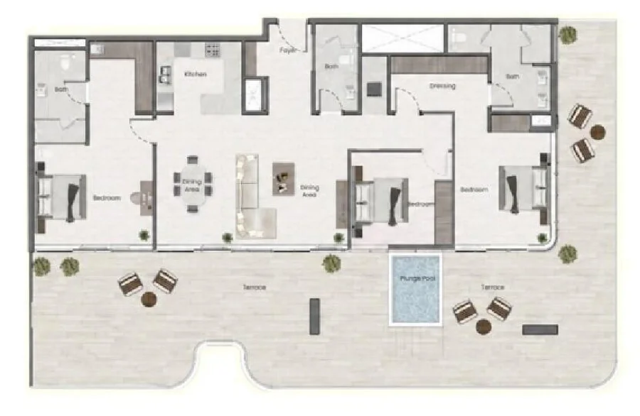 3 BR — 3 Bedroom