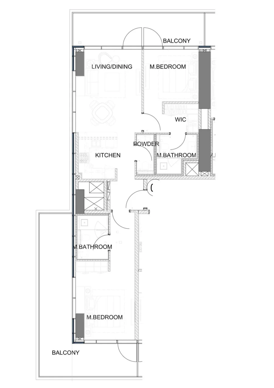 2 BR — 2 Bedroom Type C1