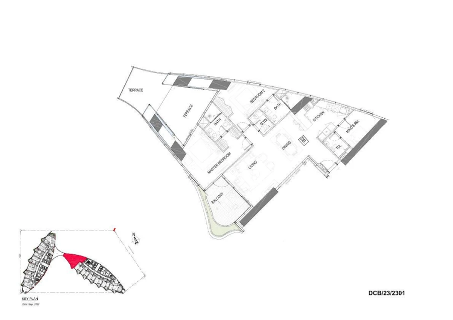 2 BR — Unit Layout