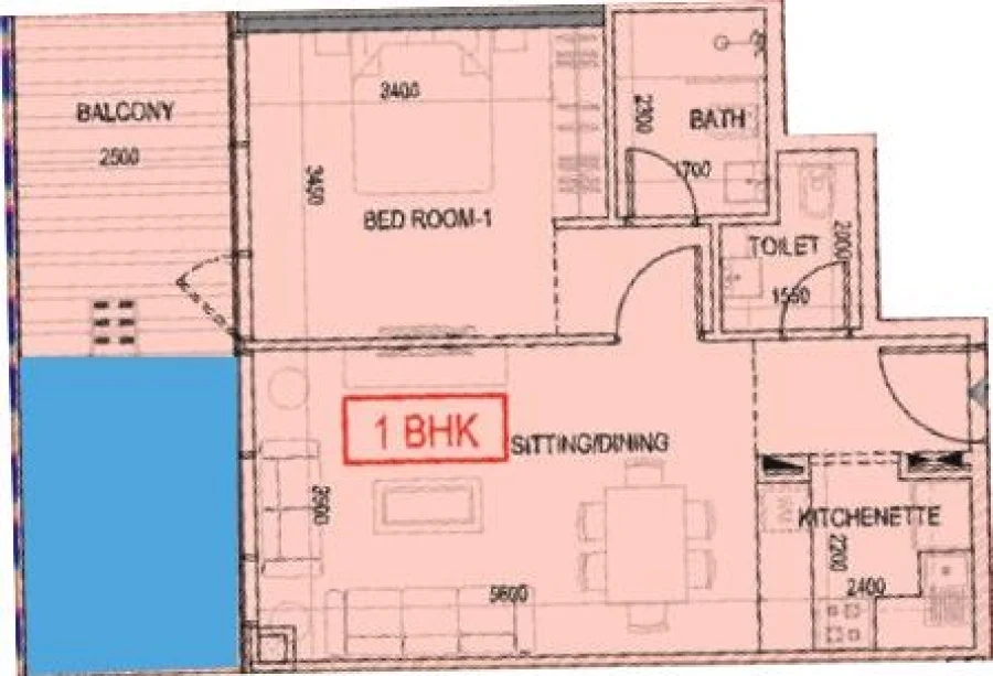 1 BR — 1 Bedroom