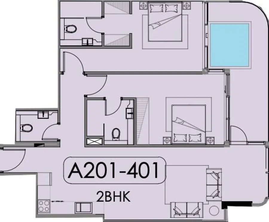2 BR — 2 Bedroom