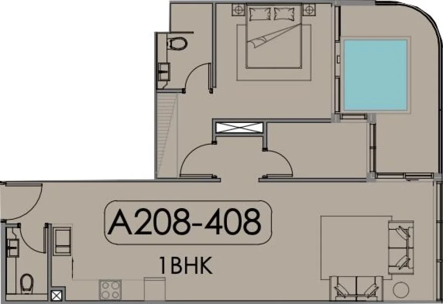 1 BR — 1 Bedroom