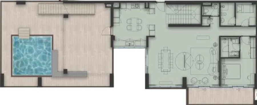 4 BR — 4 Bedroom Duplex