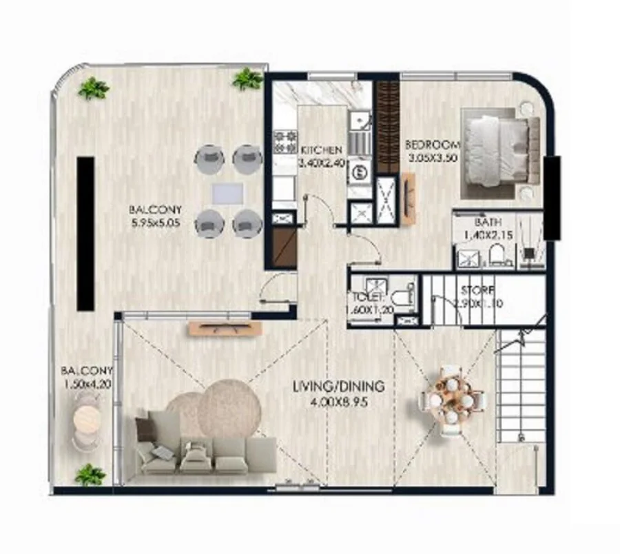 3 BR — 3 Bedroom