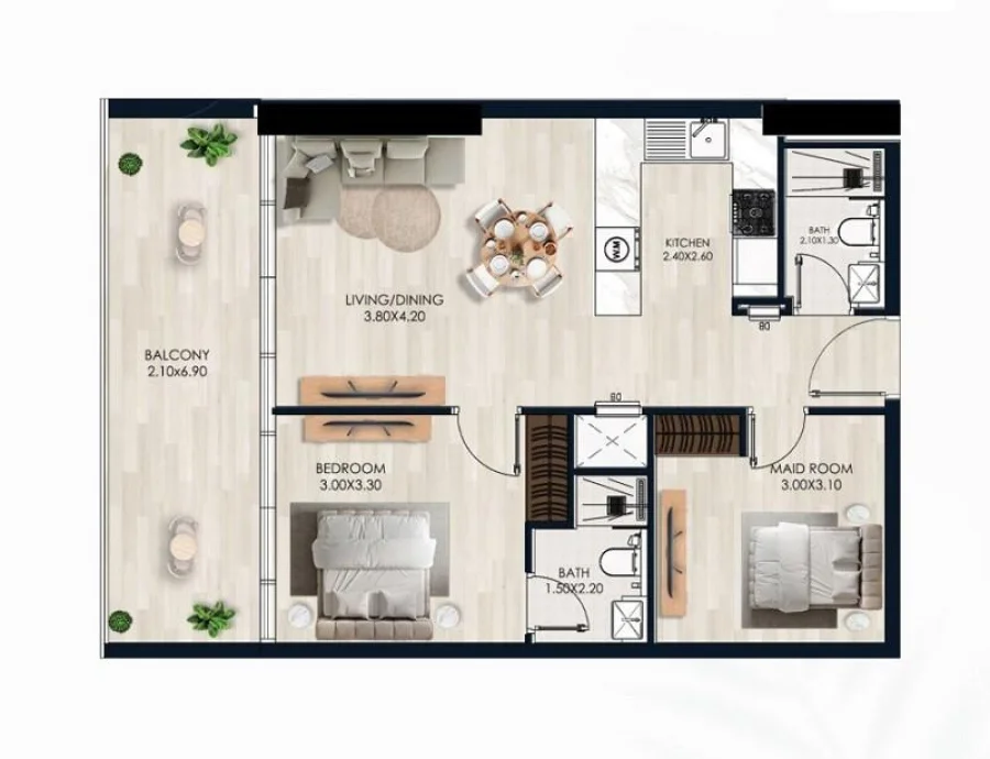 1 BR — 1  Bedroom