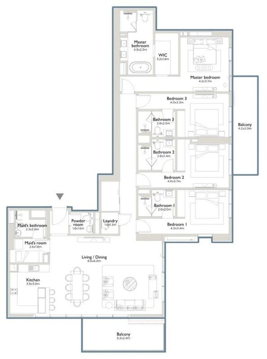 4 BR — 4 Bedroom Type 02A