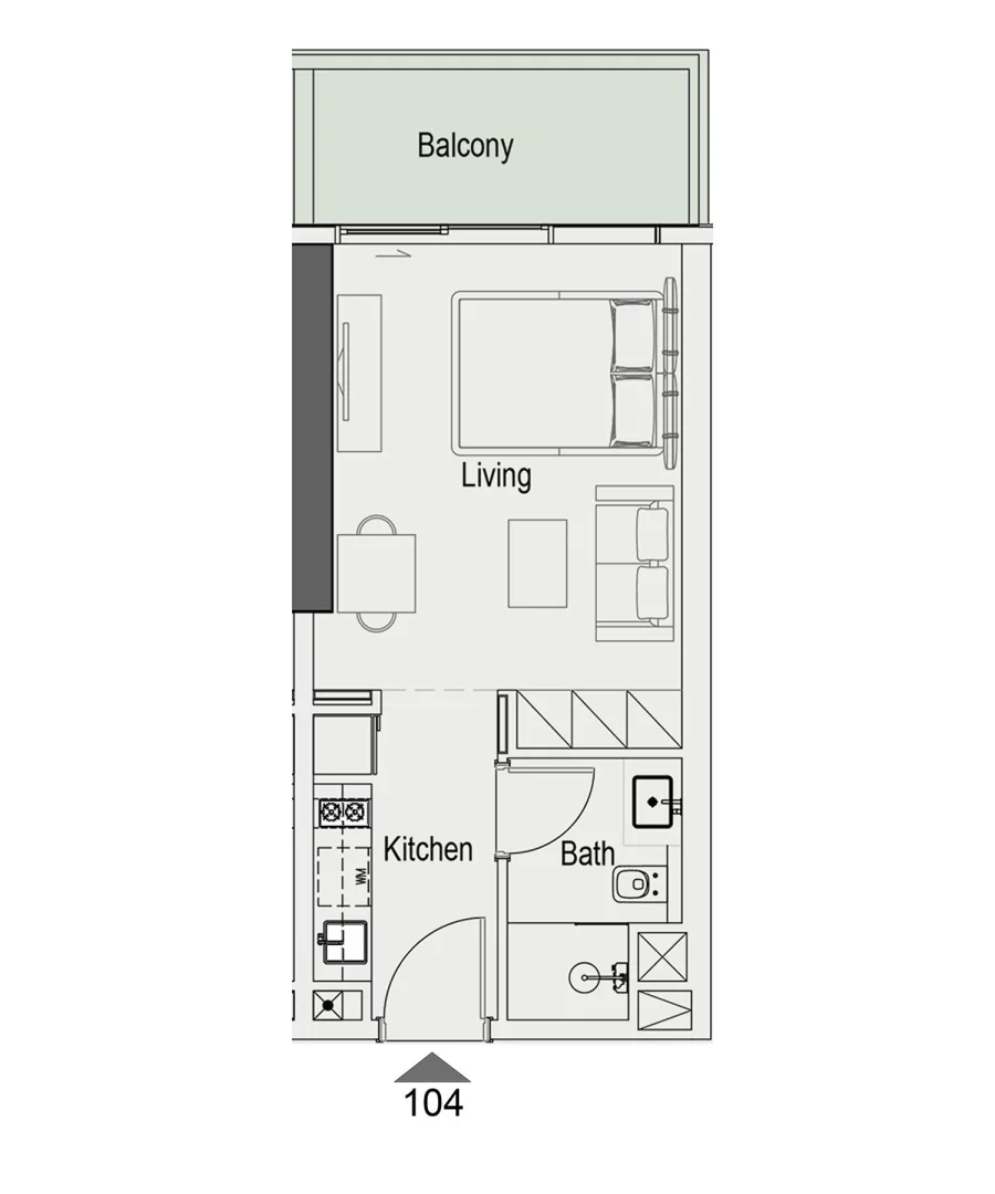 Studio — Studio Unit 104 / 106 / 108