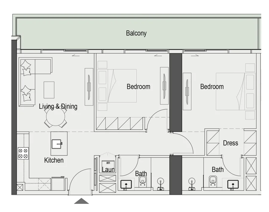 2 BR — 2 Bedroom Series 01