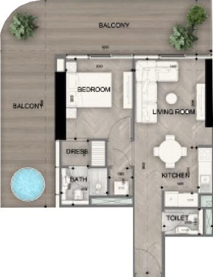 1 BR — 1 Bedroom