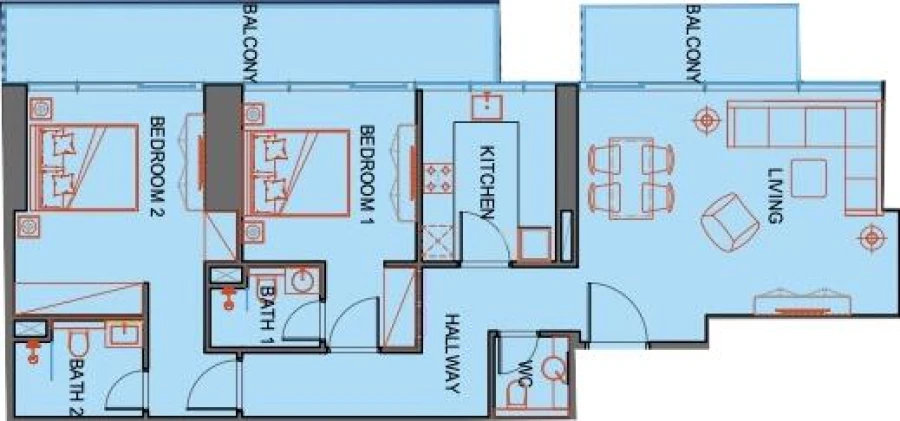 2 BR — 2 Bedroom