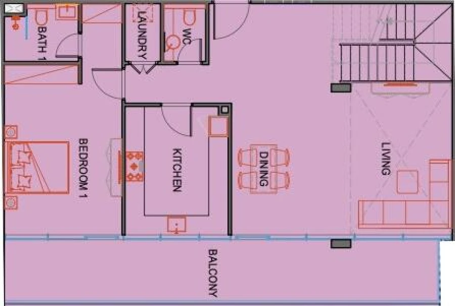 3 BR — 4 Bedroom Duplex