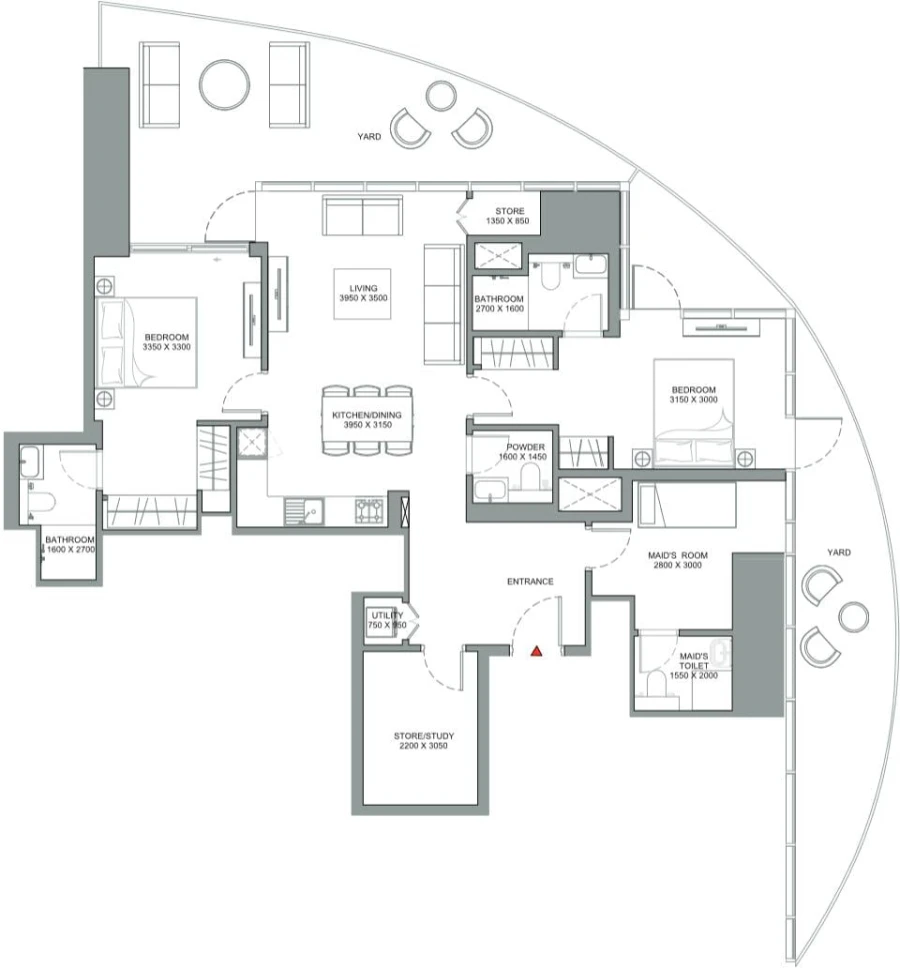 NA — 2.5 Bedroom Apartment Type E Variant 2
