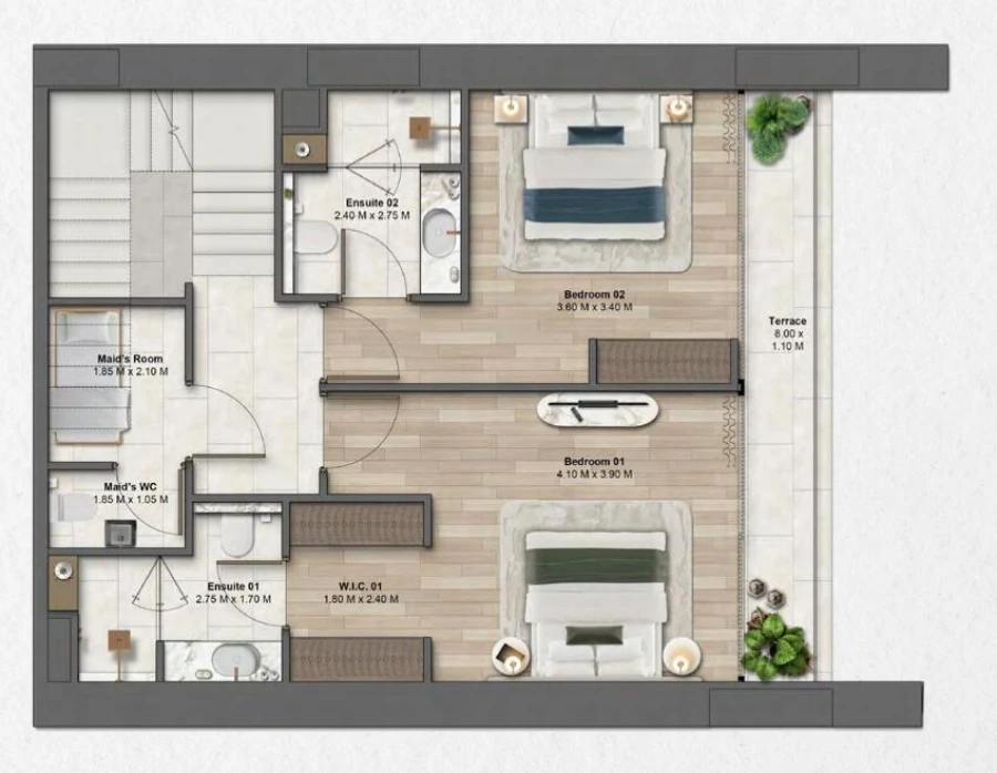 2 BR — 2 Bedroom Chalet