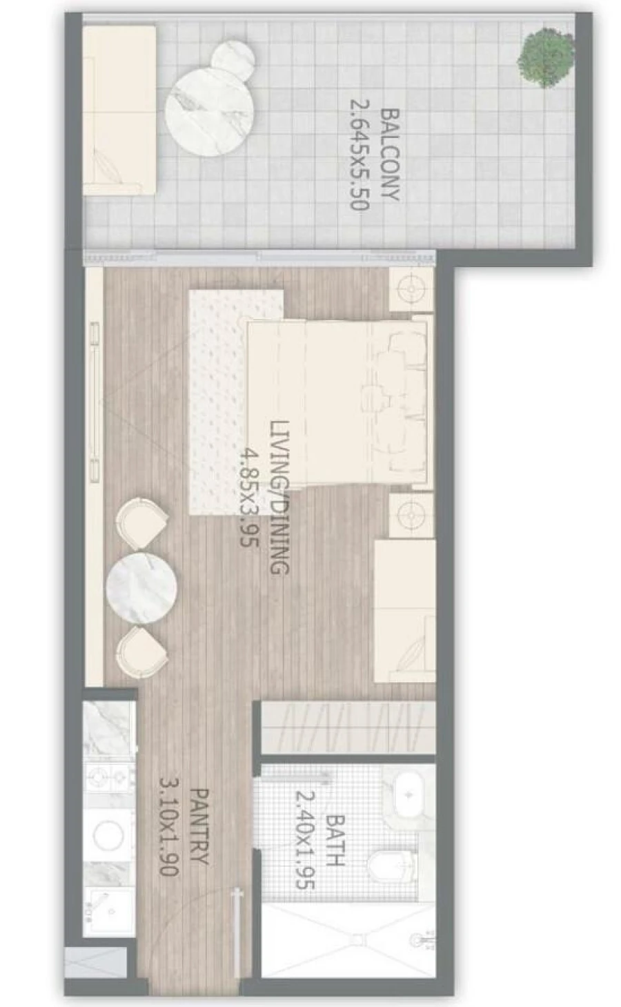 Studio — Studio type A02