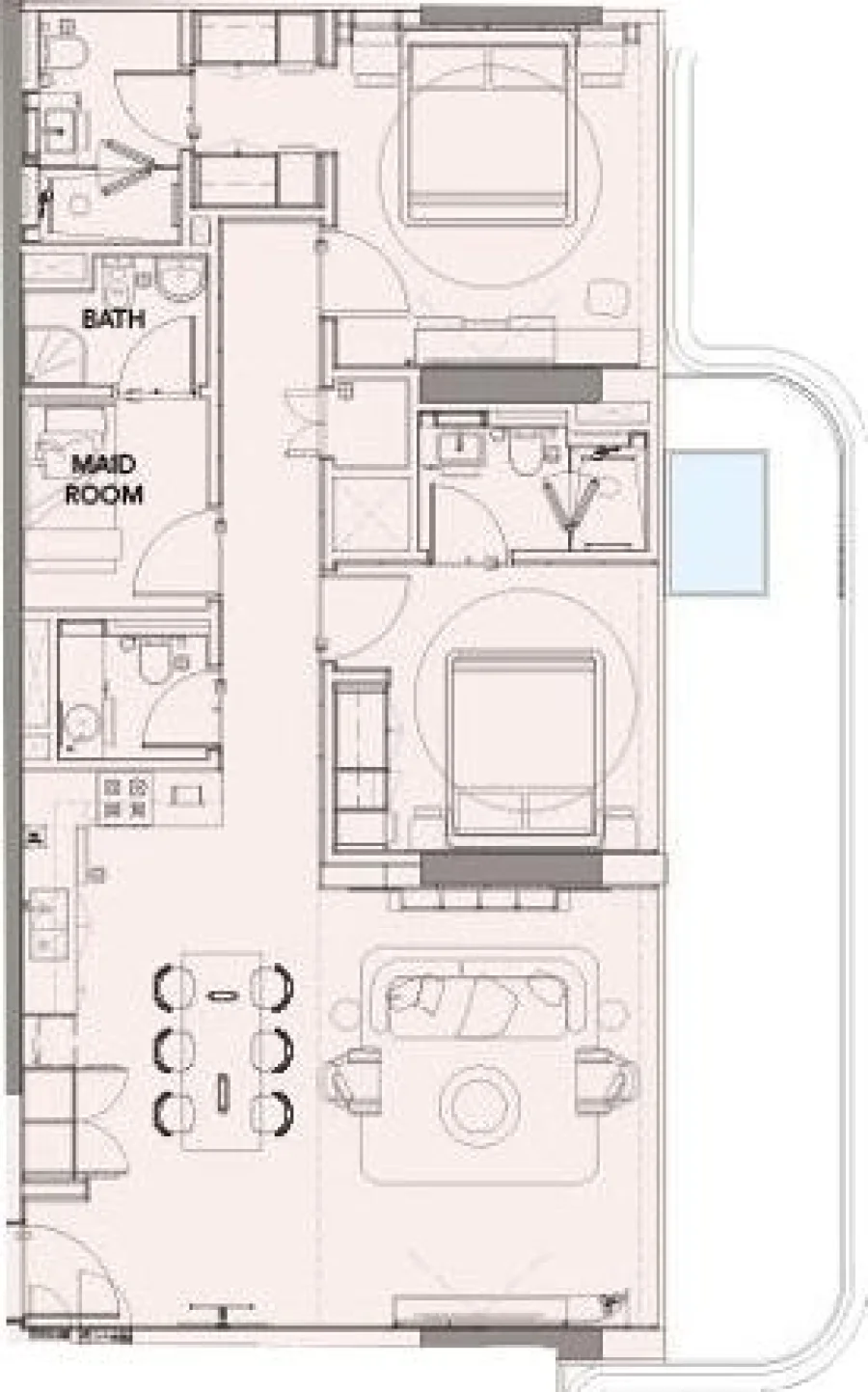 2 BR — 2 Bedroom