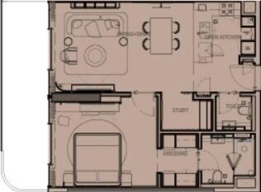1 BR — 1 Bedroom